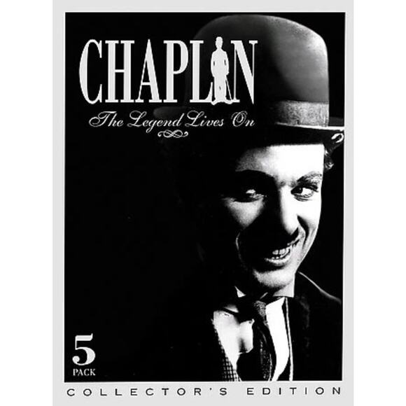 Charlie Chaplin The Legend Lives On (DVD, 5-Disc Set) Collector's Edition - Picture 1 of 8